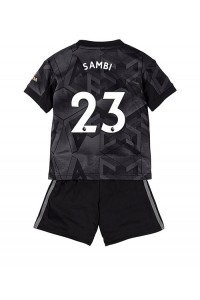 Arsenal Albert Sambi Lokonga #23 Babyklær Borte Fotballdrakt til barn 2022-23 Korte ermer (+ Korte bukser)